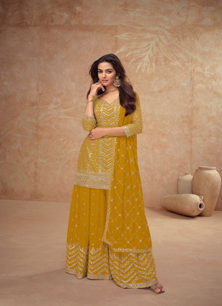 Palak Vol 5 By Gulkayra Real Chinon Readymade Suits Exporters In India